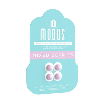 🎁 Modus 7-Hydroxymitragynine Tablets 4ct 20mg per Tablet (100% off)