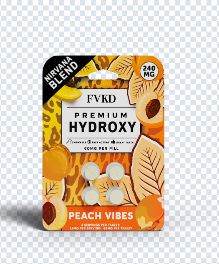 FVKD Seven 4ct 7OH Tabs Peachy Vibes 60mg Per Tablet