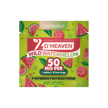 7 O'Heaven 1ct 7OH Tabs Wild Watermelon 50mg Per Tablets - Seven Tech