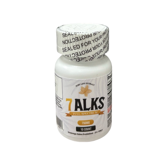 7ALKS 10ct 7OH Chewable Tabs Bottle 40mg Per Tablets - Seven Tech