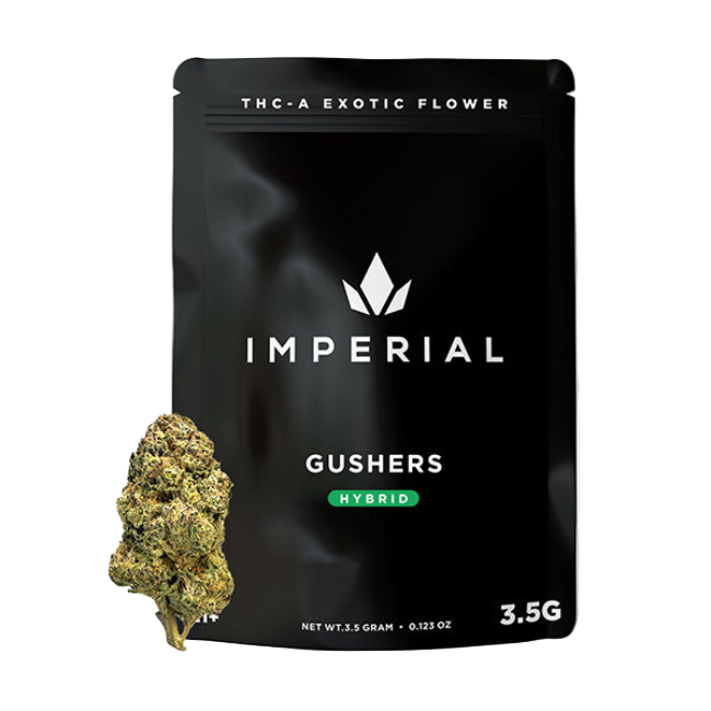 Imperial THC-A Exotic Flower Fakies 3.5g Gushers Hybrid