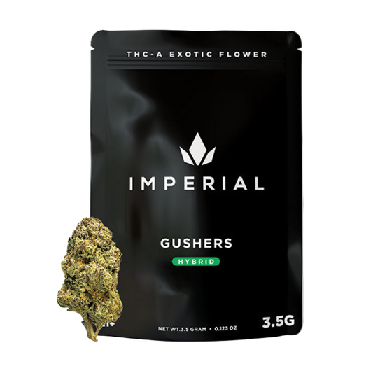 Imperial THC-A Exotic Flower Fakies 3.5g Gushers Hybrid