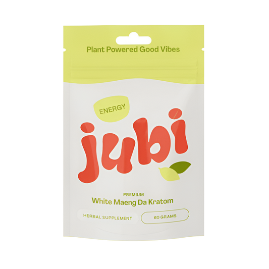 Jubi Energy White Maeng Da Kratom Powder 60g - Seven Tech