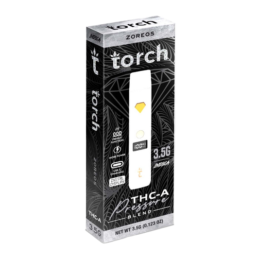 TORCH PRESSURE BLEND 3.5G DISPOSABLE - ZOREOS INDICA