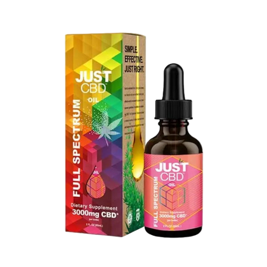 JUST CBD OIL TINCTURE FULL SPECTRUM - 3000MG