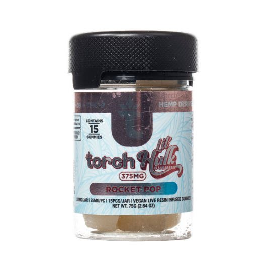Torch Lil' Hulk Gummies 375mg Rocket Pop