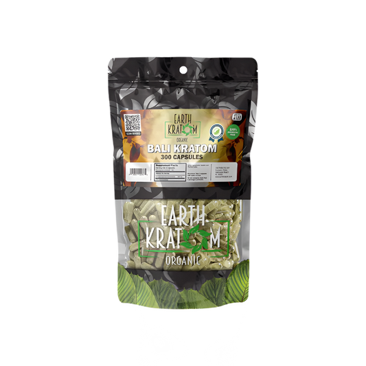 EARTH KRATOM CAPSULES 300CT - BALI - Seven Tech