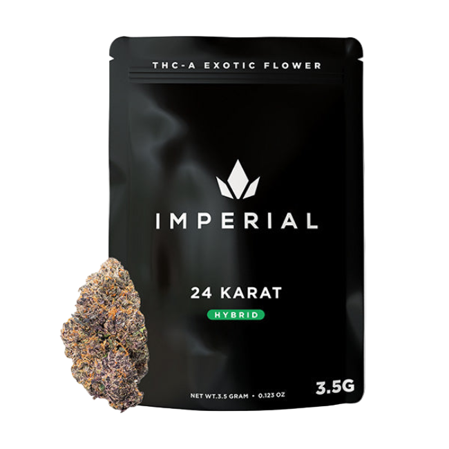 Imperial THC-A Exotic Flower Zaza 3.5g 24 Karat Hybrid
