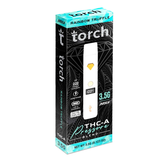 TORCH PRESSURE BLEND 3.5G DISPOSABLE - RAINBOW TRUFFLE INDICA