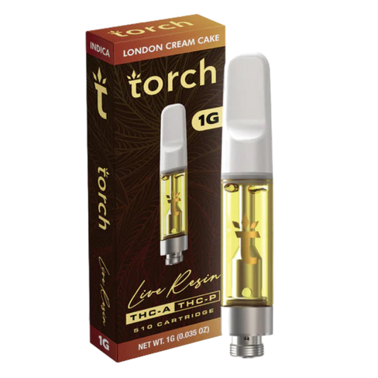 Torch Live Resin 1g Cartridge London Cream Cake Indica