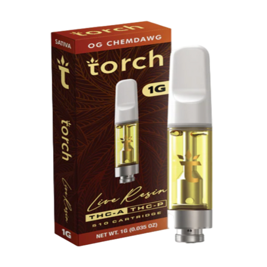 Torch Live Resin 1g Cartridge OG Chemdawg Sativa