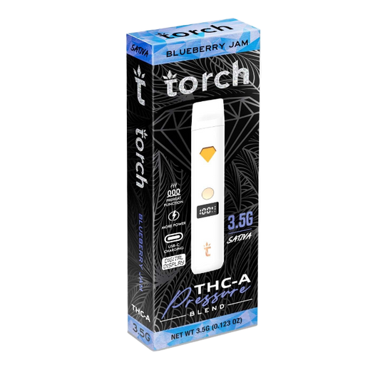 TORCH PRESSURE BLEND 3.5G DISPOSABLE - BLUEBERRY JAM SATIVA