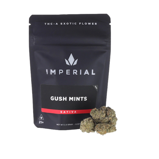 Imperial THC-A Exotic Flower Zaza 3.5g Gush Mints Sativa