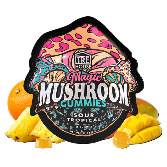 TRE House Mushroom Gummies Sour Tropical 15 Gummies