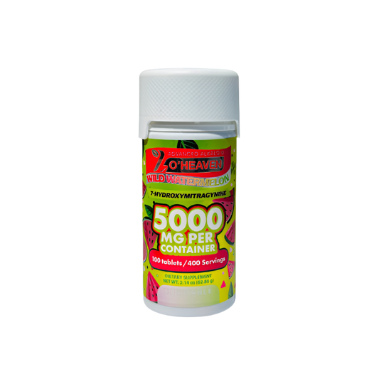 7 O'Heaven 100ct 7OH Tabs Wild Watermelon 50mg Per Tablets - Seven Tech