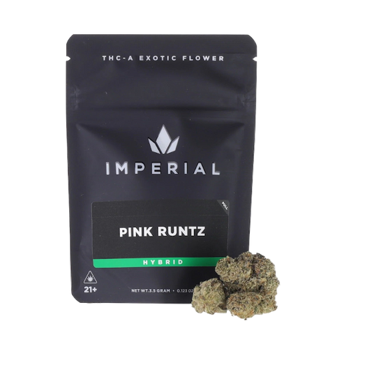 Imperial THC-A Exotic Flower Zaza 3.5g Pink Runtz Hybrid
