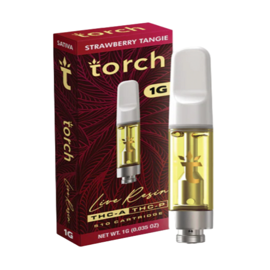 Torch Live Resin 1g Cartridge Strawberry Tangie Sativa