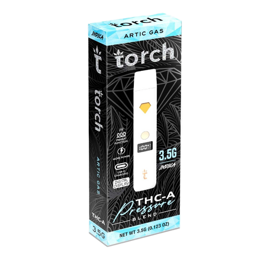 TORCH PRESSURE BLEND 3.5G DISPOSABLE - ARCTIC GAS INDICA