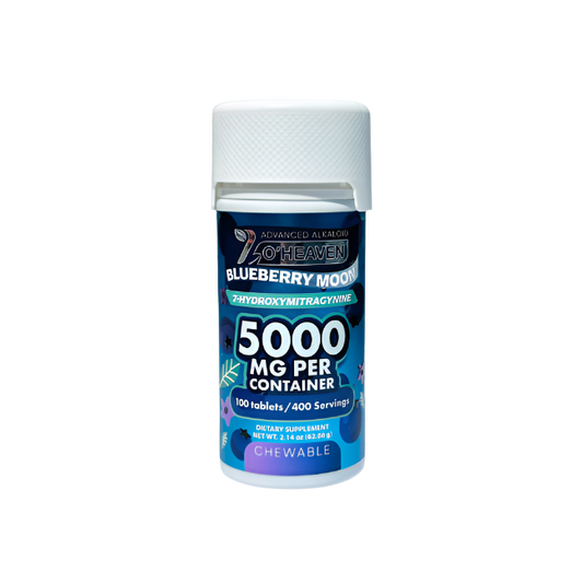 7 O'Heaven 100ct 7OH Tabs Blueberry Moon 50mg Per Tablets - Seven Tech
