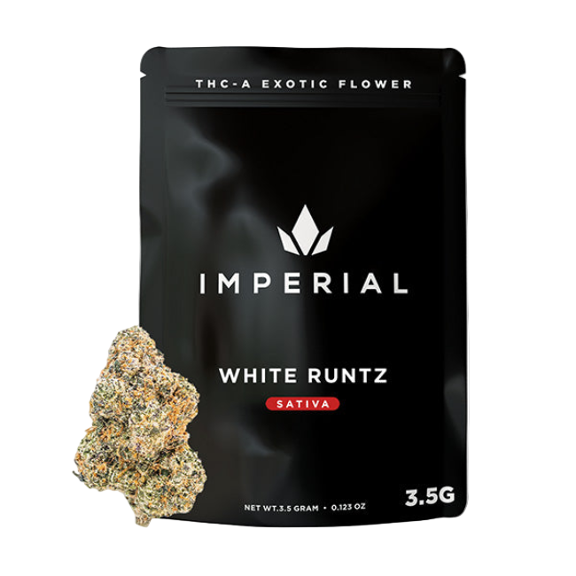 Imperial THC-A Exotic Flower Zaza 3.5g White Runtz Sativa