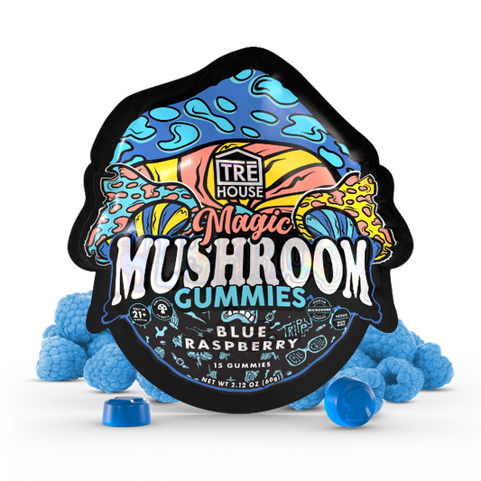 TRE House Mushroom Gummies Blue Raspberry 15 Gummies