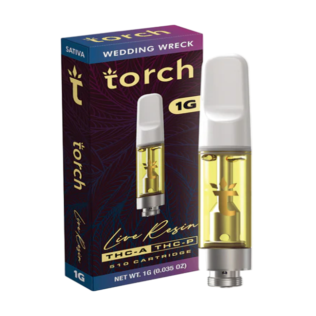 Torch Live Resin 1g Cartridge Wedding Wreck Sativa