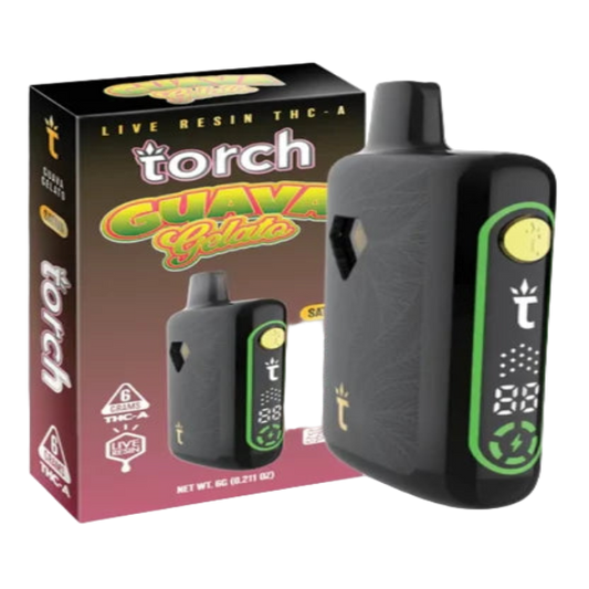 Torch Live Resin THC-A 6g Disposable Guava Gelato Sativa