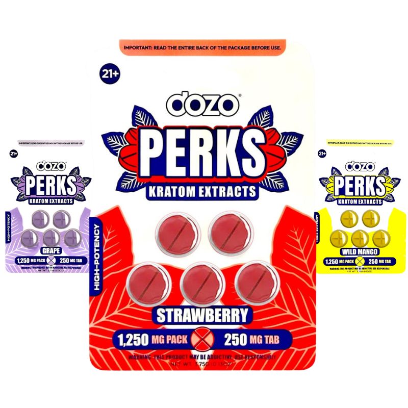 DOZO PERKS KRATOM EXTRACT TABLETS