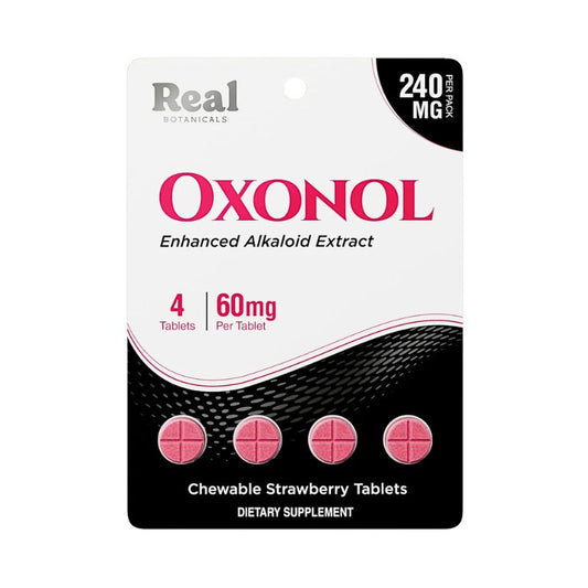 Real Botanicals Oxonol Enhanced Alkaloid Extract Chewable 60mg Per Tablet