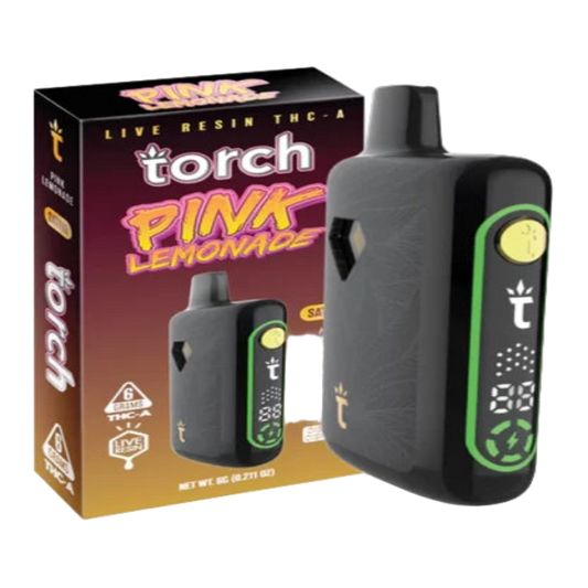 Torch Live Resin THC-A 6g Disposable Pink Lemonade Sativa
