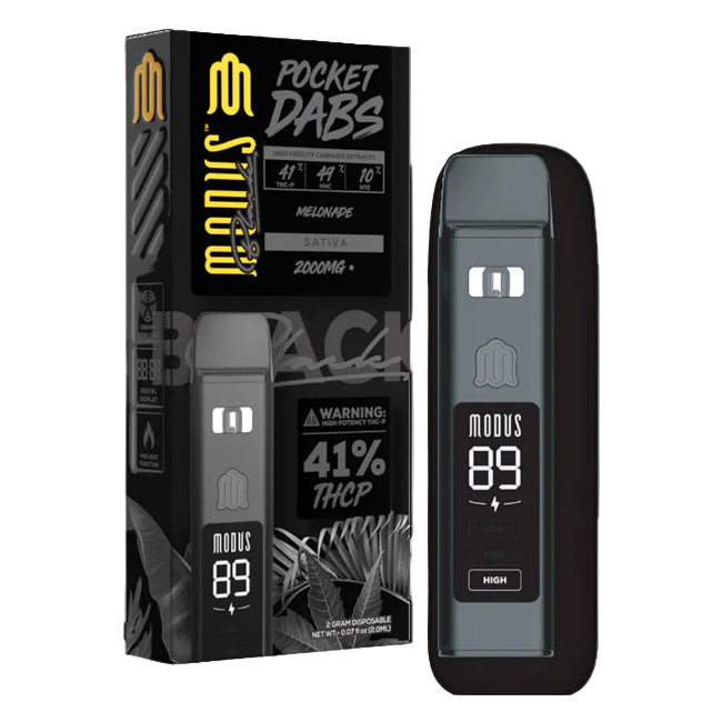 Modus Black Pocket Dabs 2g Disposable Melonade Sativa