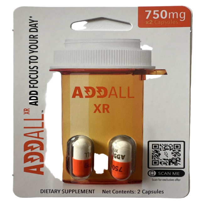 ADDALL XR DIETARY SUPPLEMENT CAPSULES 2CT / 750MG - Seven Tech