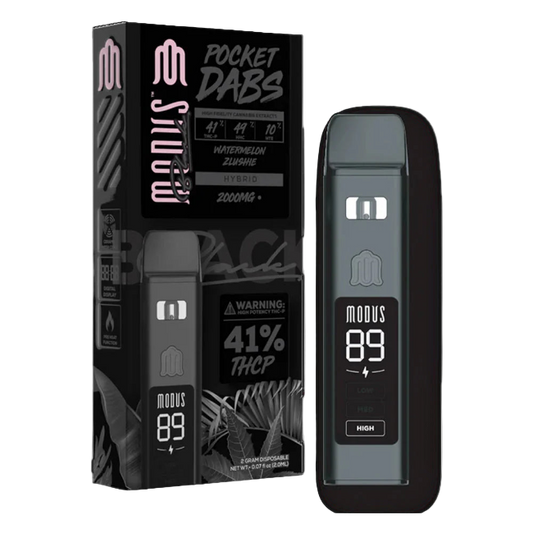 Modus Black Pocket Dabs 2g Disposable Watermelon Zlushie Hybrid