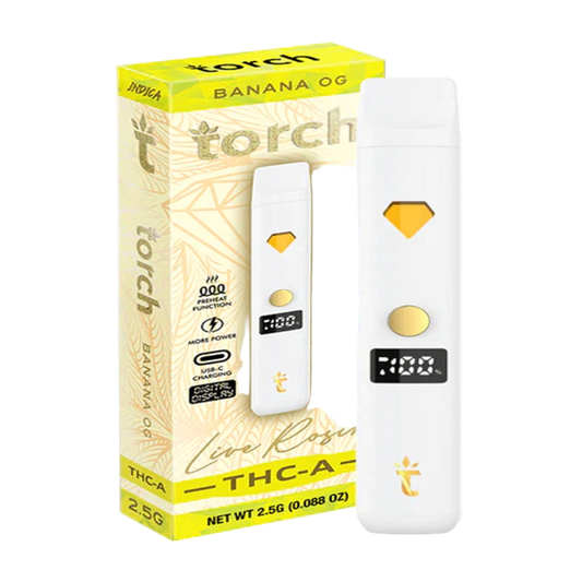 Torch Live Rosin Disposable 2.5g Banana OG Indica