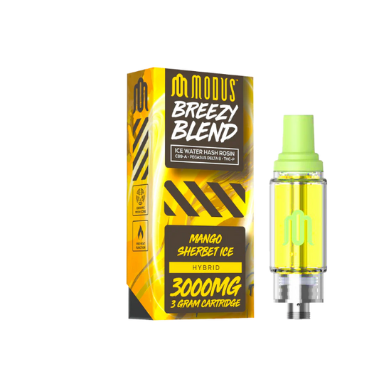 Modus Breezy Blend 3g 3000mg Cartridge Mango Sherbet Ice Hybrid