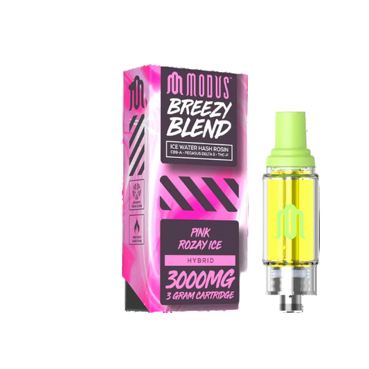 Modus Breezy Blend 3g 3000mg Cartridge Pink Rozay Ice Hybrid