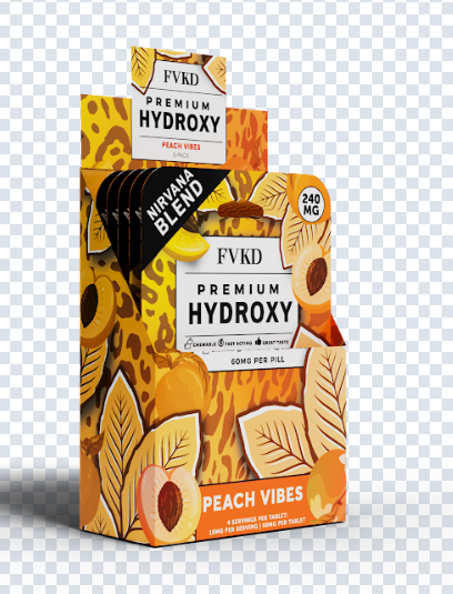 FVKD Seven 4ct 7OH Tabs Peachy Vibes 60mg Per Tablet