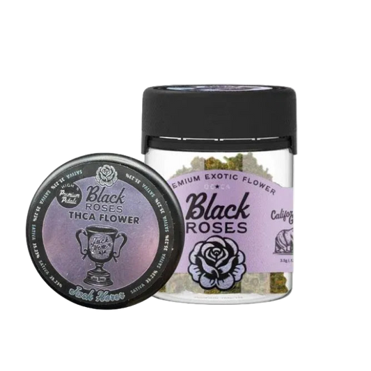 Black Roses Premium Exotic THC-A Flower 3.5g Jar Jack Herer Sativa