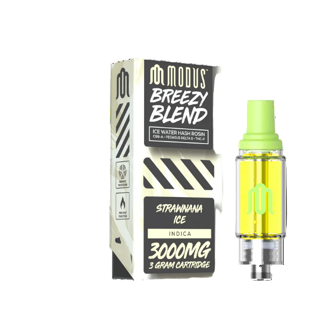 Modus Breezy Blend 3g 3000mg Cartridge Strawnana Ice Indica