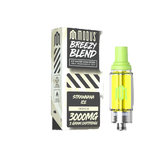 Modus Breezy Blend 3g 3000mg Cartridge Strawnana Ice Indica