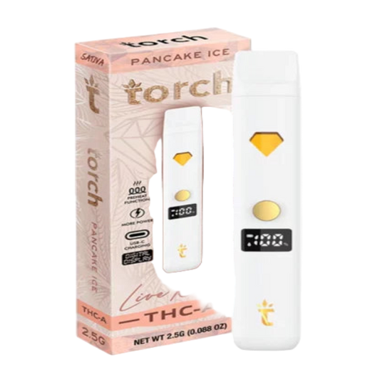 Torch Live Rosin Disposable 2.5g Pancake Ice Sativa