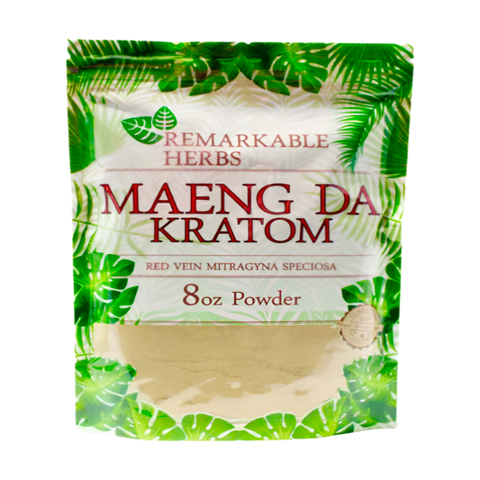 REMARKABLE HERBS KRATOM POWDER 8OZ - MAENG DA RED VEIN - Seven Tech