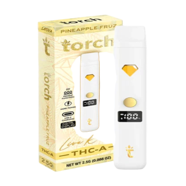 Torch Live Rosin Disposable 2.5g Pineapple Fruz Sativa