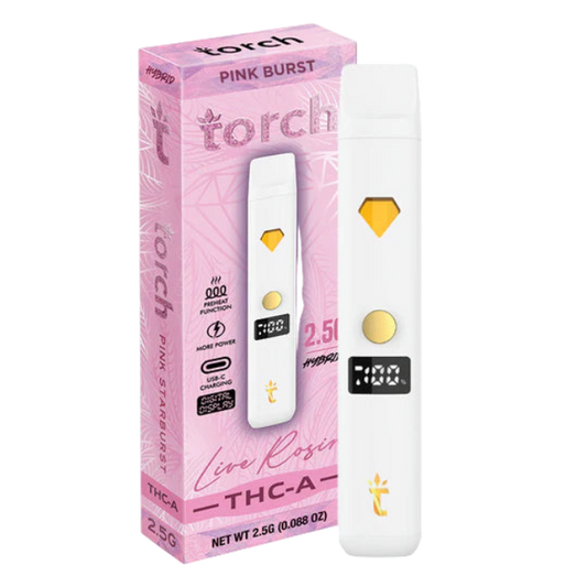 Torch Live Rosin Disposable 2.5g Pink Starburst Hybrid