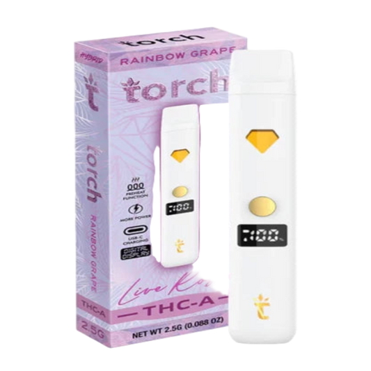Torch Live Rosin Disposable 2.5g Rainbow Grape Hybrid