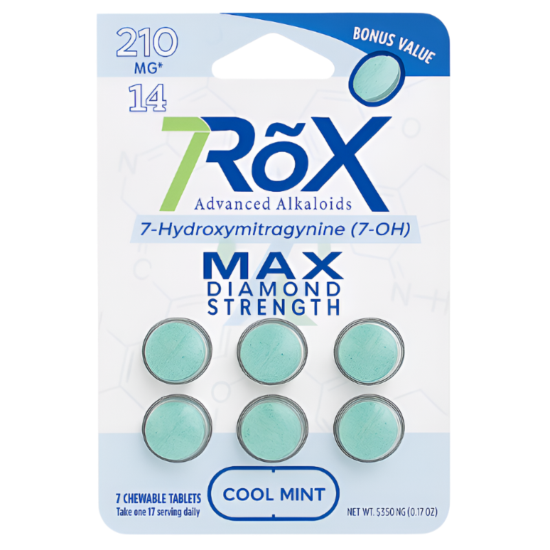 7Rox 6ct + 1 Free 7OH Cool Mint Tabs 30mg Per Tablet - Seven Tech