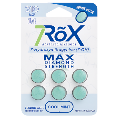 7Rox 6ct + 1 Free 7OH Cool Mint Tabs 30mg Per Tablet - Seven Tech