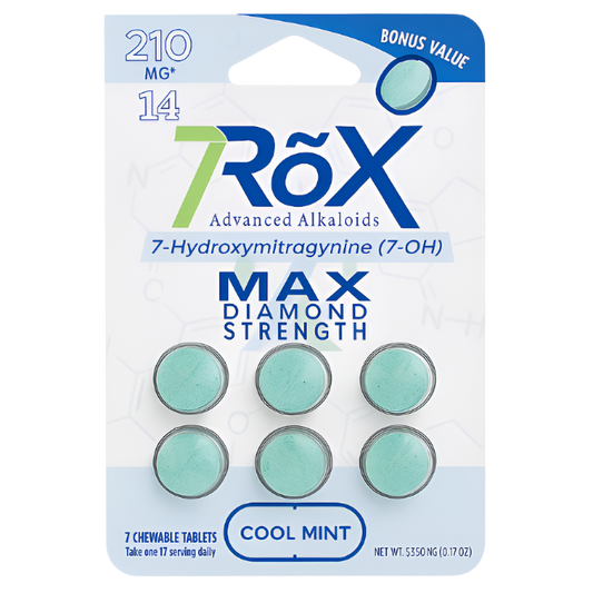 7Rox 6ct + 1 Free 7OH Cool Mint Tabs 30mg Per Tablet - Seven Tech