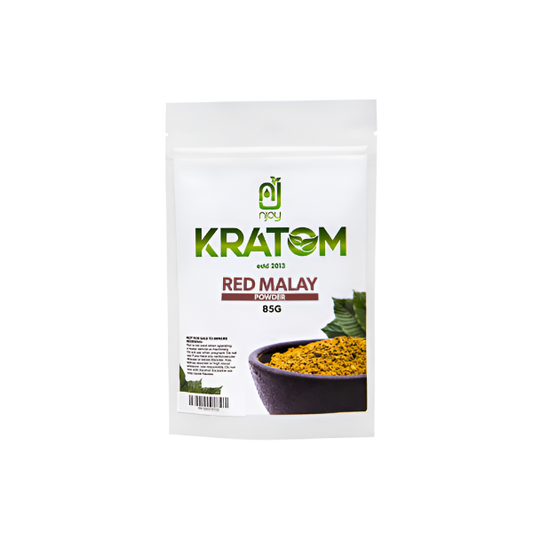 NJOY KRATOM POWDER 100G - MALAY RED VEIN - Seven Tech