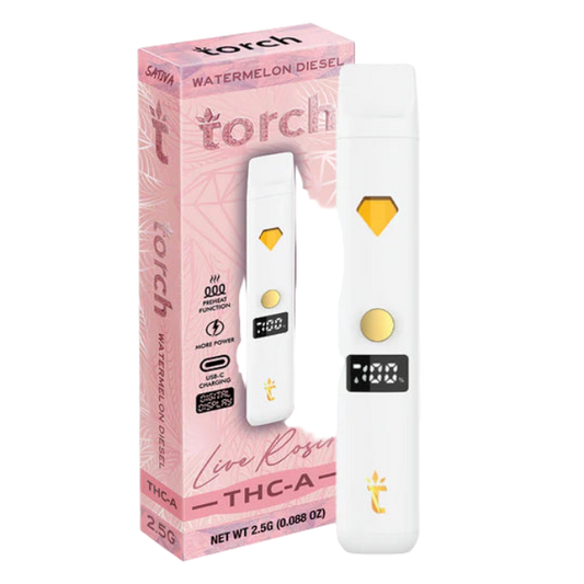 Torch Live Rosin Disposable 2.5g Watermelon Diesel Sativa
